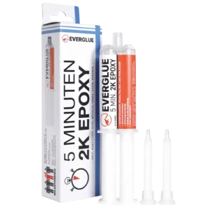 everglue 5 minuten epoxy epoxidharz 25g doppelspritze 1:1